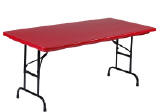 Correll Colorful Molded Plastic Folding Table
